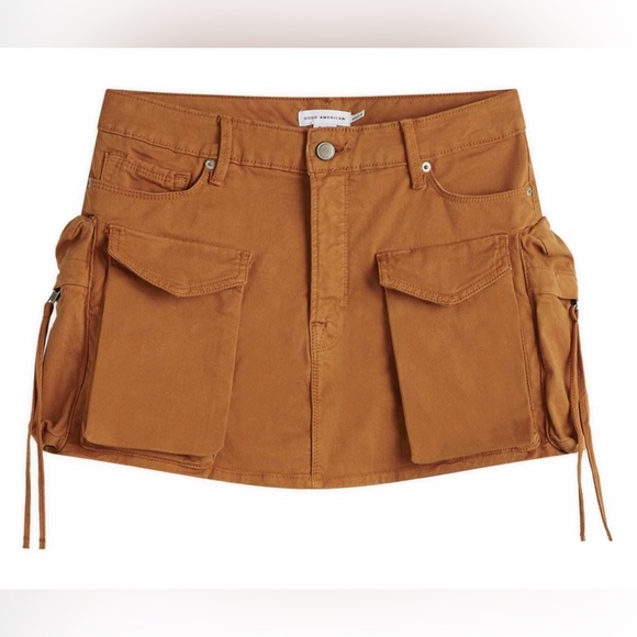 Good American Women's Cargo Skirt in Canyon Size: 14 - Picture 1 of 14